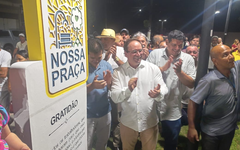 Prefeito Luciano Barbosa inaugura a Praça Antônio Tertuliano Albuquerque no Bairro Massaranduba