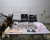 Canil apreende drogas em residência no bairro Canafístula após suspeito pular muro e fugir
