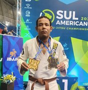 Atleta de Arapiraca conquista título sul-americano de jiu-jítsu em São Paulo