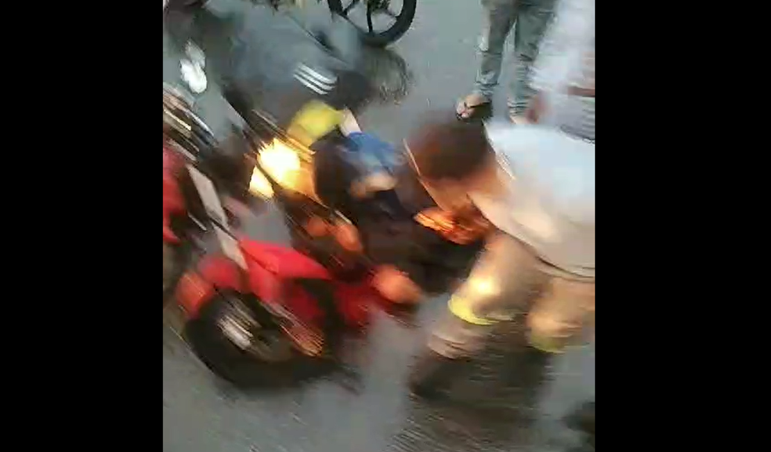 [Vídeo] Homem é atropelado na Avenida Menino Marcelo, em Maceió
