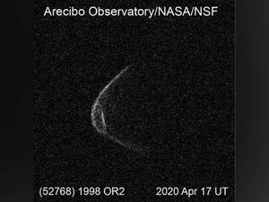 Asteroide gigante que passará perto da Terra lembra máscara facial