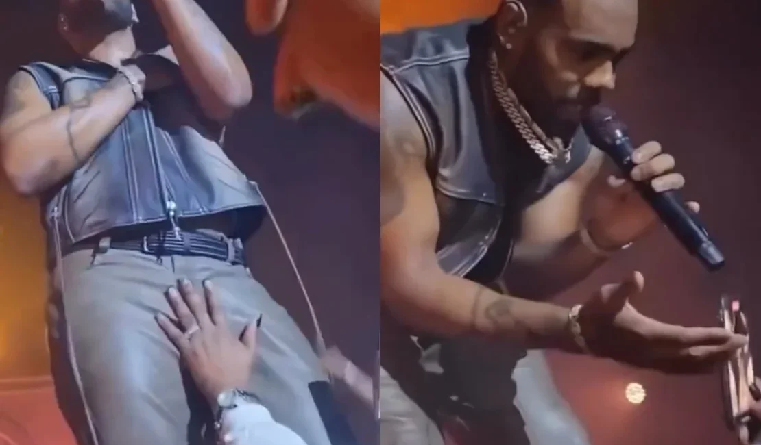 Astro pop, Mario sofre assédio sexual em show e dá bronca em fã