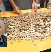 Família doa coleção de 70 mil moedas deixada por vítima de Covid