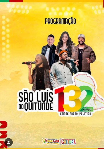 Prefeitura divulga programação artística da Emancipação de São Luís do Quitunde