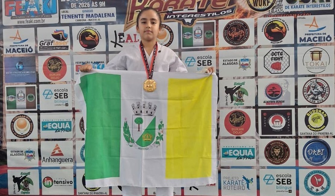 Vitória é campeã no Kata no 21º Campeonato Alagoano de Karatê Interestilos