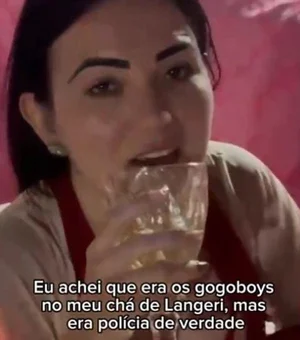 Noiva confunde policiais com dançarinos eróticos durante chá de lingerie e vídeo viraliza