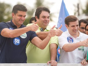 'Já sou o primeiro colocado nas pesquisas na capital e estou preparado para assumir o governo do estado', afirma Rui Palmeira em Marechal Deodoro