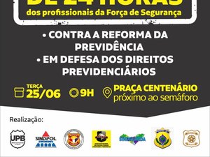 Sindpol convoca PCs para paralisação de 24h dos profissionais das Forças de Segurança no dia 25