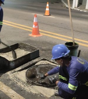 Operação Tampa Bueiro chega à Avenida Siqueira Campos, no Prado
