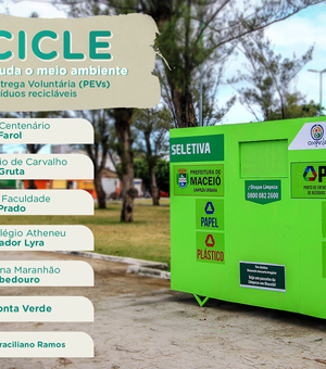 Saiba onde estão os pontos de entrega de recicláveis da Prefeitura
