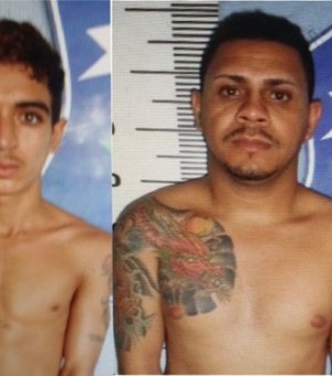 Dois jovens são presos por porte ilegal de arma; um deles já responde por crimes de roubo