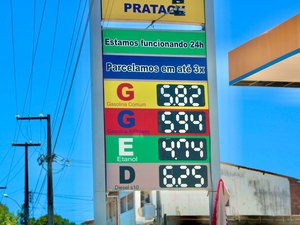 Preço do litro da gasolina tem leve queda em Maragogi