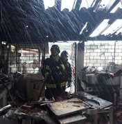 Incêndio em cozinha de buffet deixa duas pessoas feridas em Penedo
