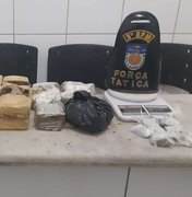 Bolsa com oito quilos de maconha é encontrada no Benedito Bentes, em Maceió