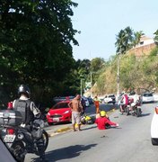 Dois acidentes na ladeira Geraldo Melo deixam trânsito lento na capital