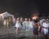 Jangada com fogos vira no mar e provoca pânico durante Réveillon em Maragogi