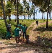 Prefeitura fecha acessos irregulares às praias de Japaratinga