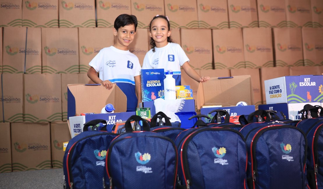 Mais de 6 mil kits serão entregues a alunos da rede municipal de São Sebastião