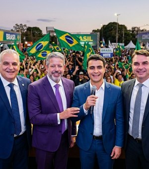 Valdemar não se opõe a palanque único com JHC, Flávio Bolsonaro, Arthur Lira e Alfredo em AL