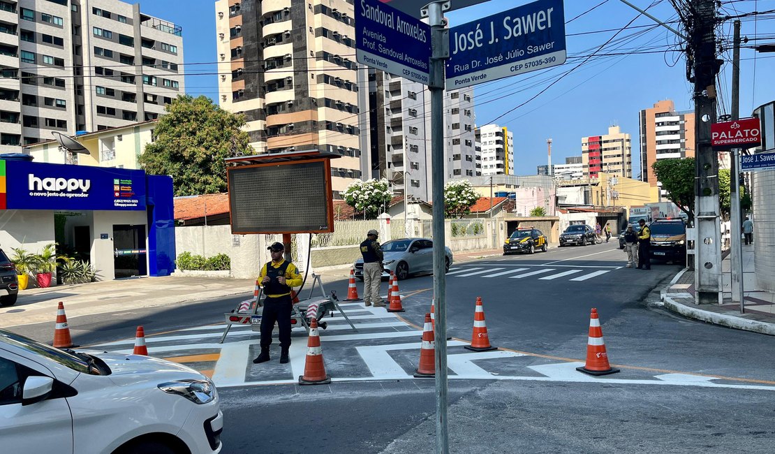 Mudanças em trecho da Av. Sandoval Arroxelas entram em vigor nesta quarta