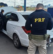 PRF recupera veículo roubado com sinais de adulteração em São Miguel dos Campos