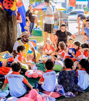 Projeto Praça Literária transforma espaços públicos de Penedo em lugares de conhecimento e diversão