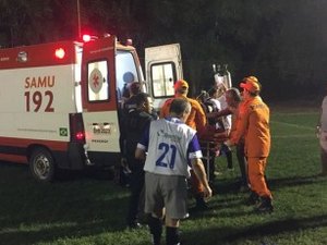Empresário sofre mal súbito e morre durante partida de futebol