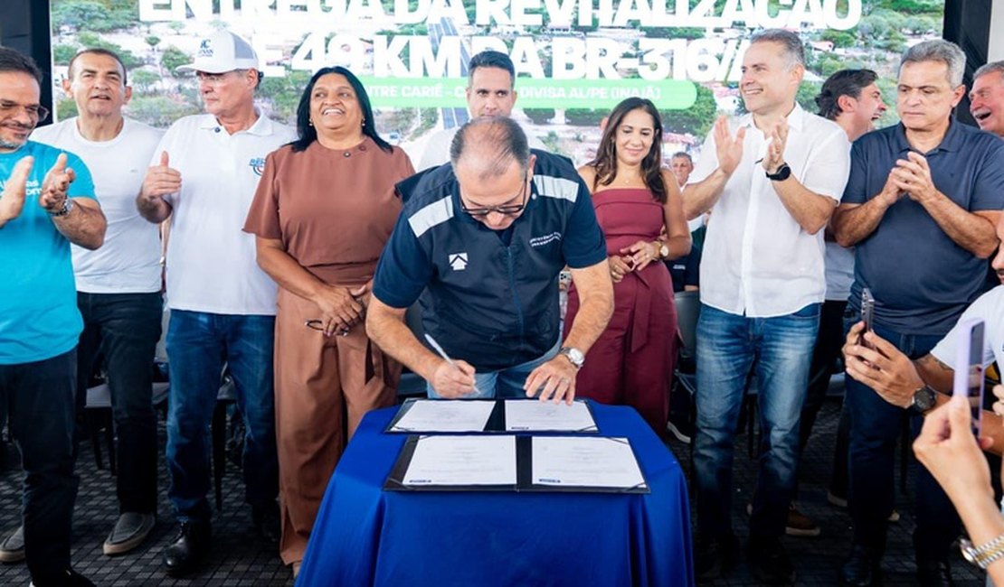 Ministério dos Transportes conclui primeira etapa de revitalização da BR-316 em Canapi