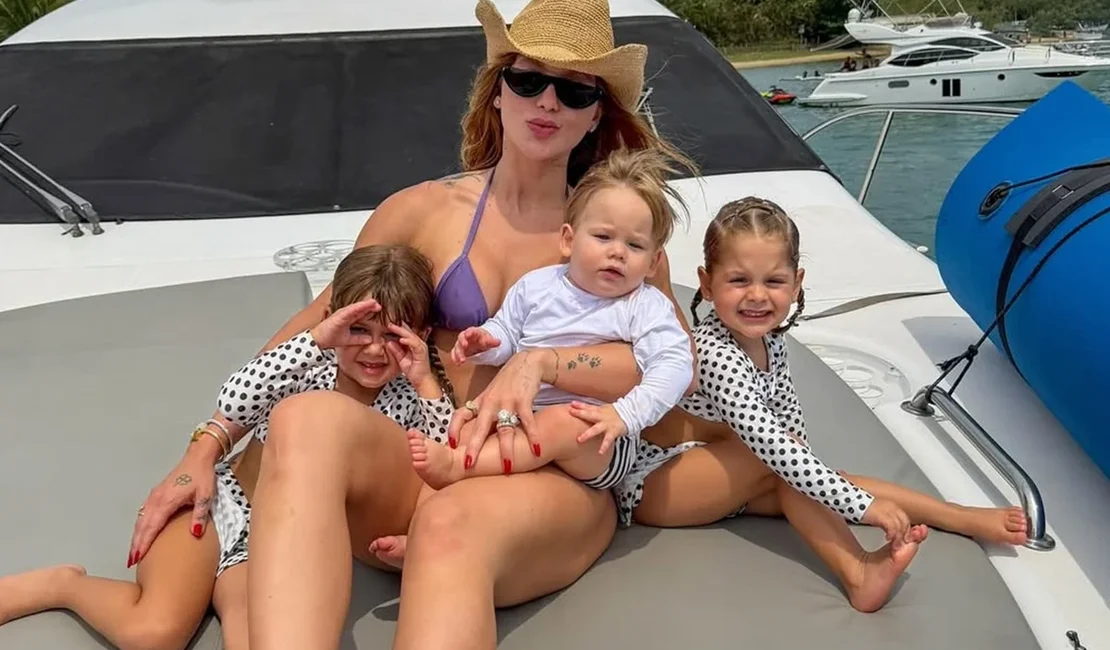 Virginia encanta ao mostrar primeiros passos de José Leonardo