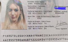 Passaporte da turista argentina foi encontrado na Praça dos Cabanos