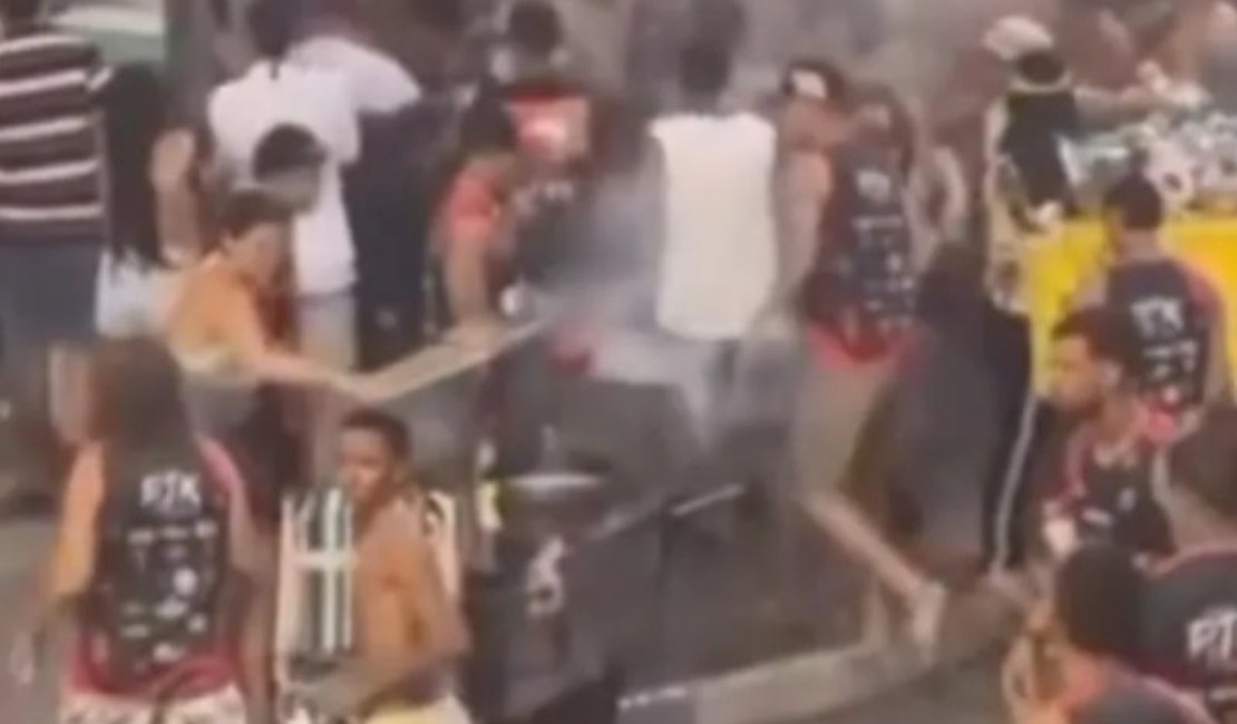 Confusão generalizada é registrada em bloco famoso pelo 2º ano consecutivo em Maceió