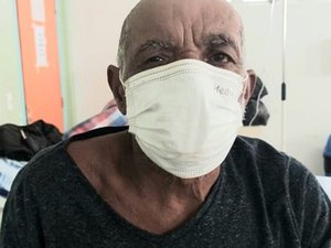 Hospital de Emergência do Agreste procura familiares de idoso que está internado após sofrer traumatismo craniano