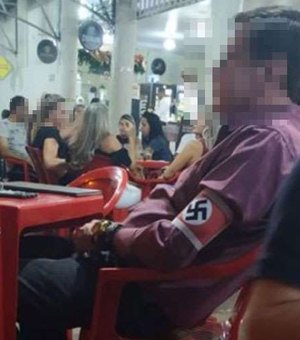 Cliente com símbolo nazista em bar provoca indignação em cidade de Minas
