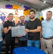 Prefeitura de Traipu entrega obras para a saúde e educação e assina ordens se serviços