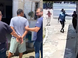 Preso suspeito de tentar assaltar estudantes com faca peixeira no bairro do Poço, em Maceió