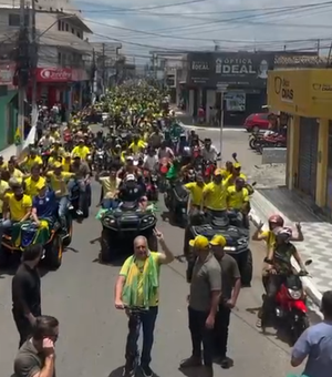 Alfredo Gaspar escolhe Arapiraca para encerrar campanha como vice de Flávio Bolsonaro