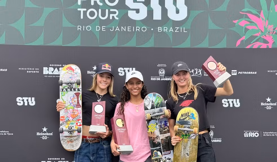 Rayssa Leal é pentacampeã no STU Pro Tour do Rio: 'A vontade de vencer nunca passa'