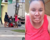 [Vídeo] Mulher é vítima de agressão por mãe e filha enquanto passava de moto em Tapera