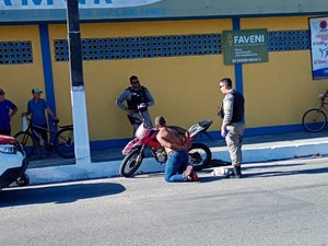 Suspeito de roubar cerca de quatro pessoas é preso no bairro Cidade Universitária, em Maceió