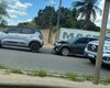 Colisão entre dois carros deixa trânsito lento na AL-220, em Arapiraca