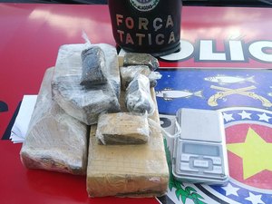 Adolescente de 17 anos é apreendido com 1,4 kg de maconha em Maceió