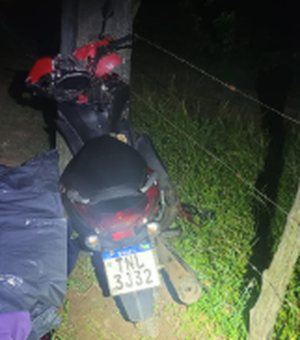 Motociclista e garupa morrem após colisão contra poste na AL-380, em Girau do Ponciano
