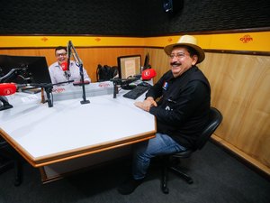 Gilberto Gonçalves concede  entrevistas em Arapiraca e fala do seu trabalho para milhares de alagoanos