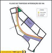 SMTT informa interdição de ruas devido a obras de infraestrutura