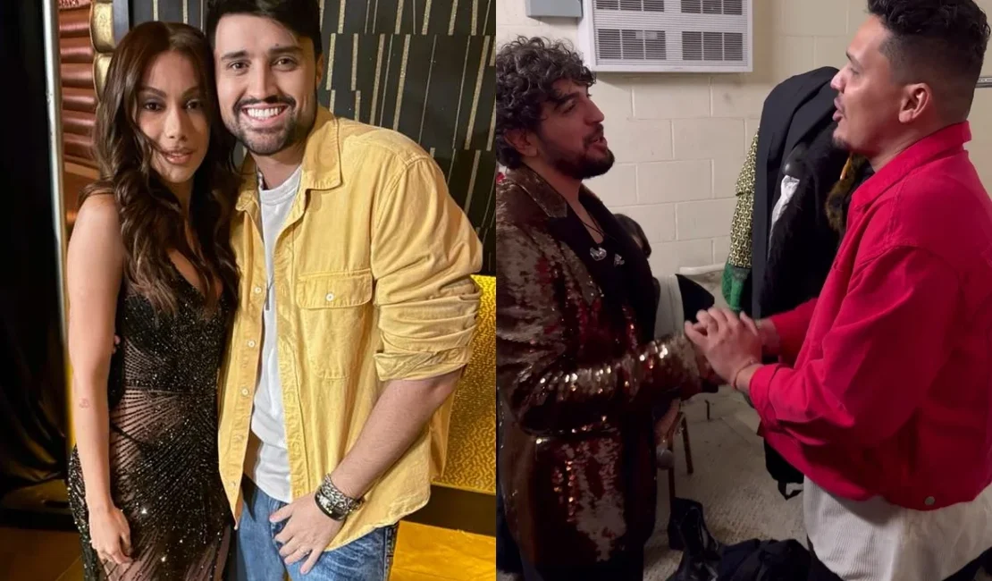 Lucas Faxineiro e Matheus Lucas encontram famosos em Las Vegas