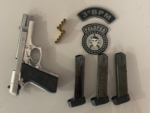 Homem é preso com pistola, munições e carregadores na zona rural de Arapiraca 