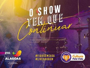 'Cultura Pela Vida': Projeto reúne músicos alagoanos virtualmente