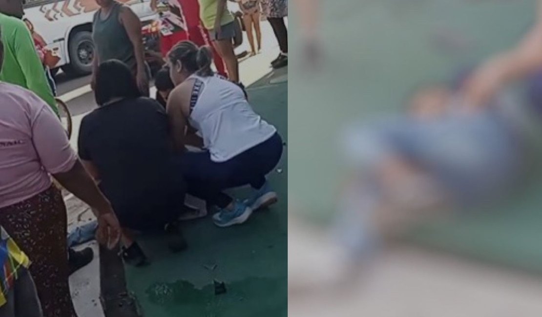 Após pegar moto escondido do pai, adolescente fratura a perna em acidente no Vergel