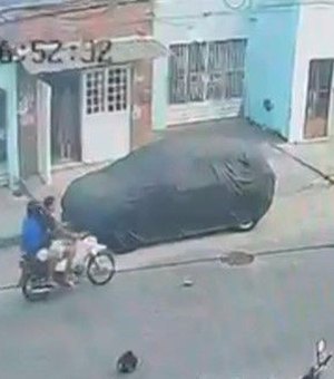 Polícia divulga imagens de suspeitos de matar filha de massagista do CRB