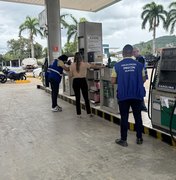 Palmeira dos Índios: seis postos são fiscalizados por suspeita de irregularidades nos combustíveis